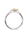 HYT Jewelry 18K white gold pear diamond ring - Silver