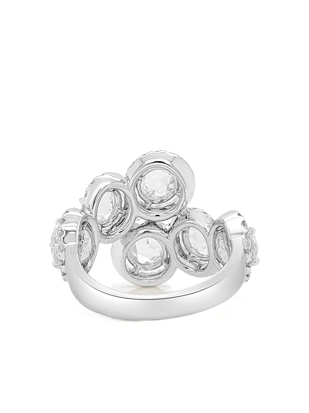 HYT Jewelry 18K white gold Rosecut diamond ring - シルバートーン HYT Jewelry 18K white gold Rosecut diamond ring - シルバートーン
