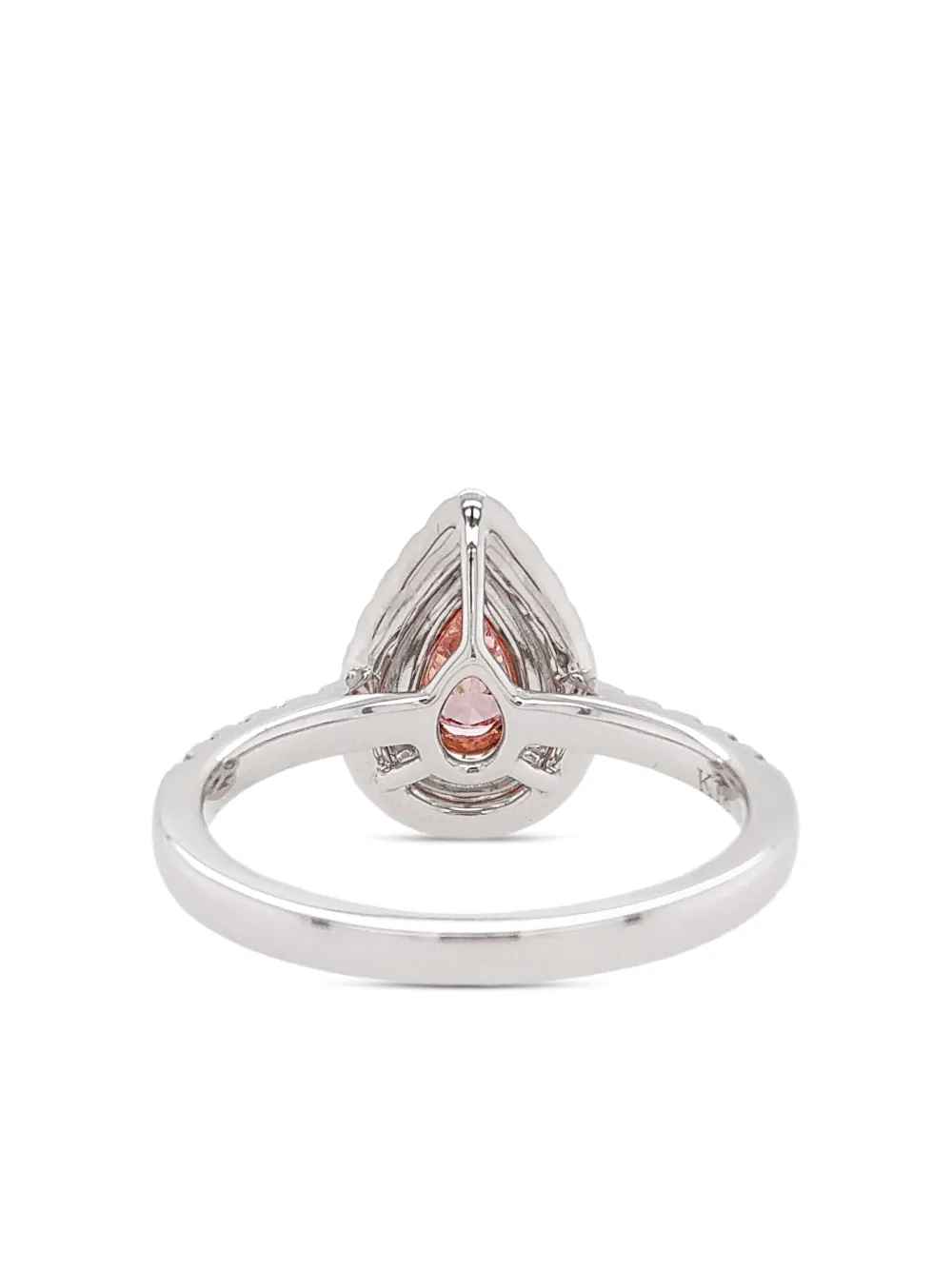 HYT Jewelry 18K white gold pear-cut diamond ring | Image 2