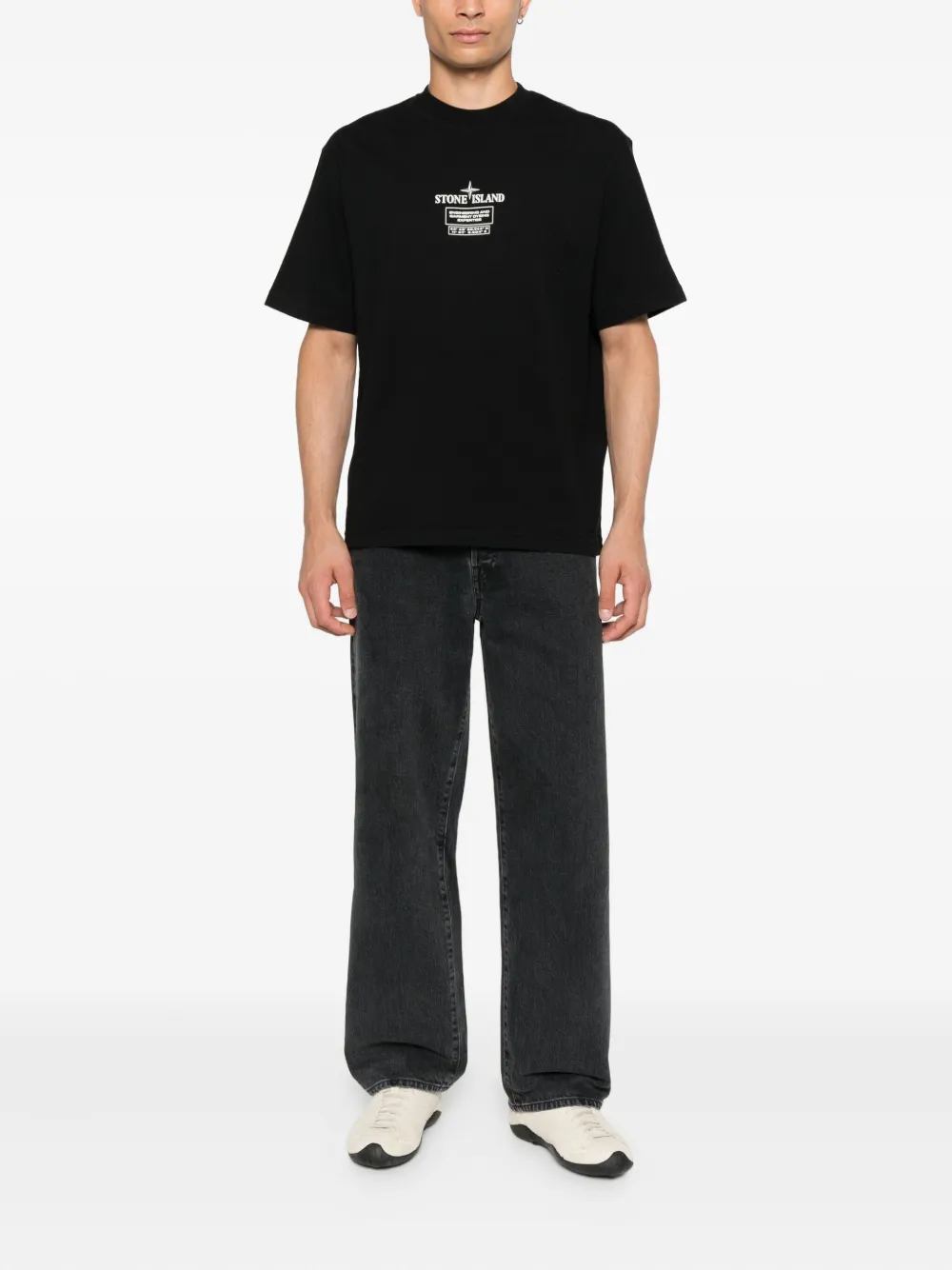 Stone Island logo-print cotton T-shirt | T-Shirts | Image 2
