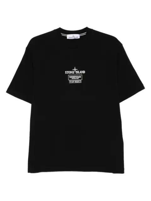 Stone Island logo-print cotton T-shirt