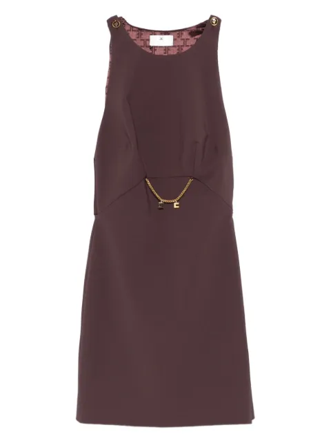 Elisabetta Franchi chain-embellished sleeveless dress