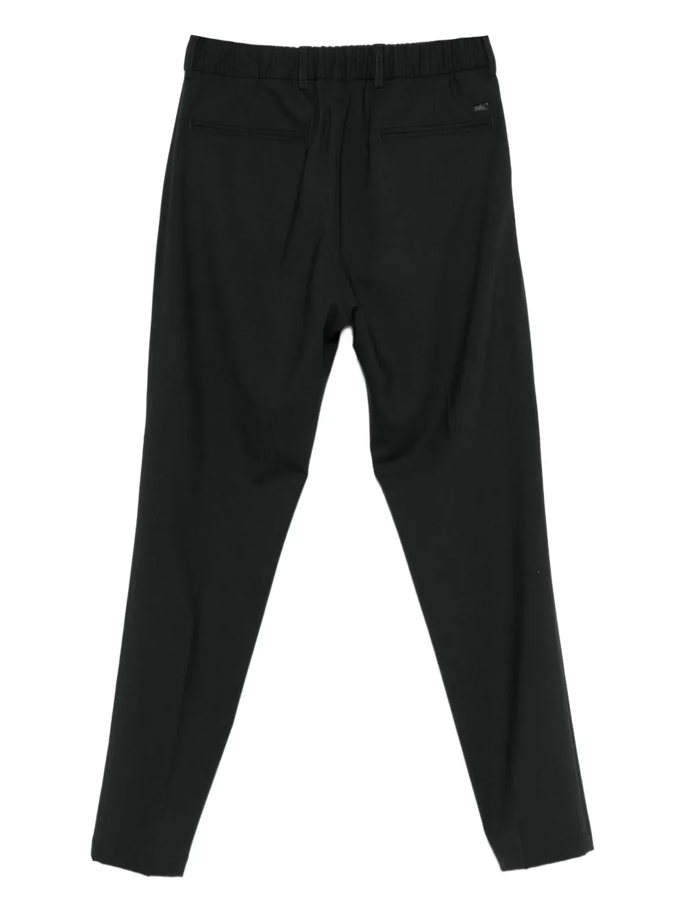 Herno Straight broek met geplooide voorkant Grijs