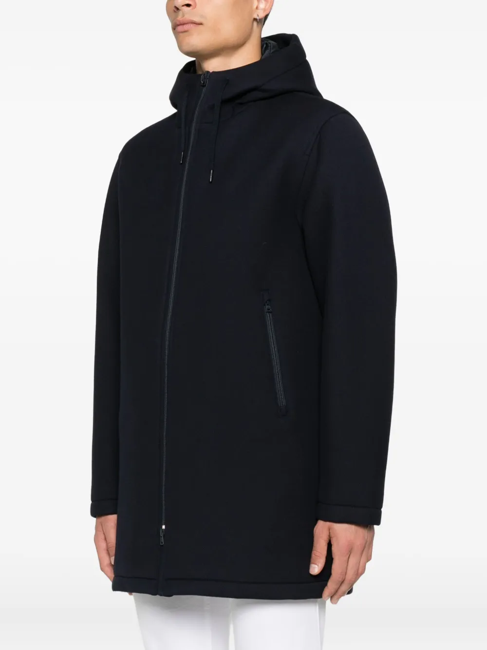 Herno Jack met capuchon Blauw