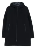 Herno zip-front hooded jacket - Blue