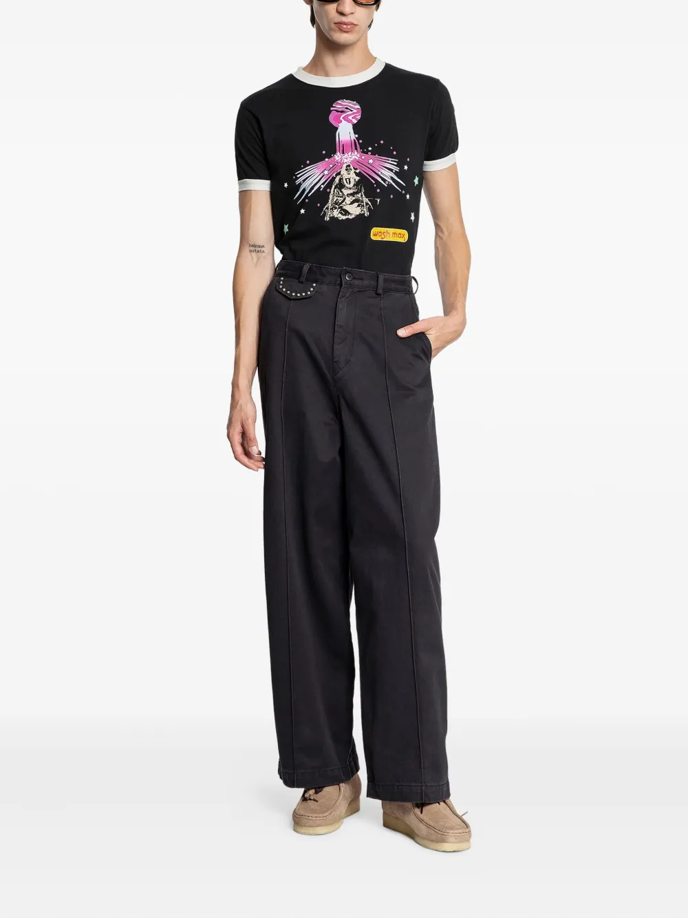 KAPITAL Boogie Day trousers - Zwart
