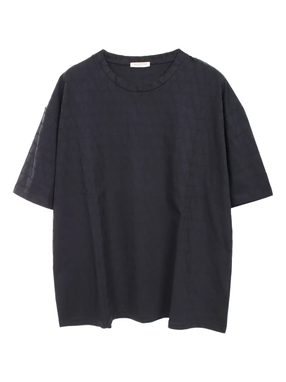 Valentino Pre-Owned 2023 ロゴパターン Tシャツ - ブルー Valentino Pre-Owned 2023 ロゴパターン Tシャツ - ブルー