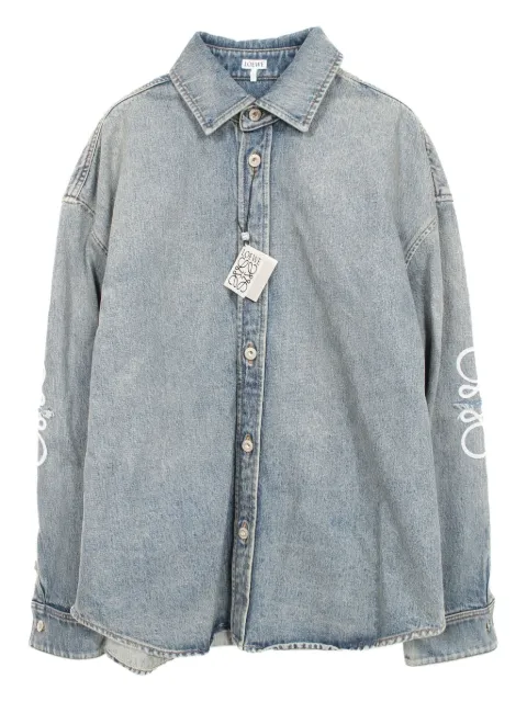 Loewe Pre-Owned 2020s Anagram overshirt