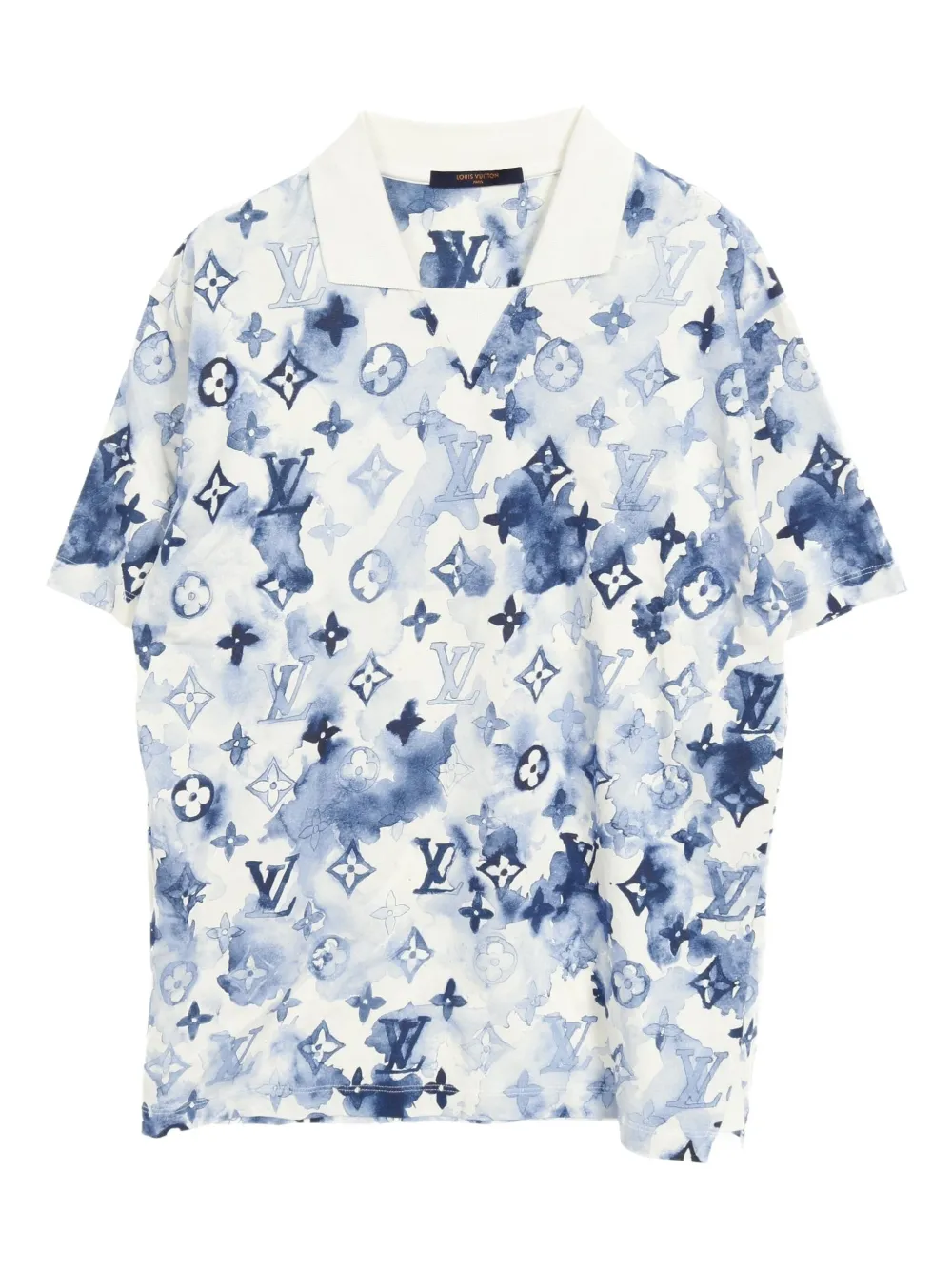 2000s Watercolor Monogram polo shirt