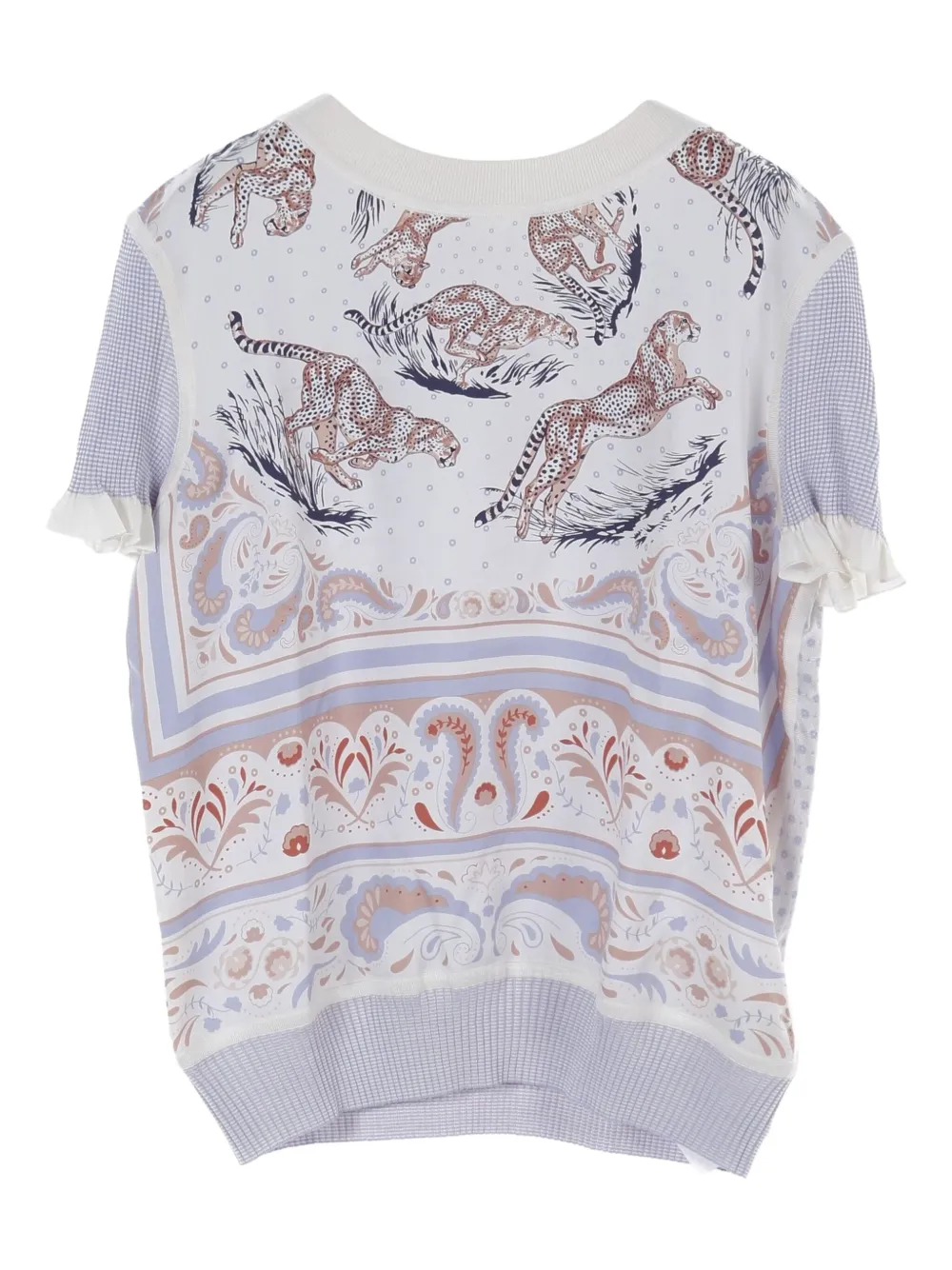 2020s Laine Guepard Et Palmettes T-shirt