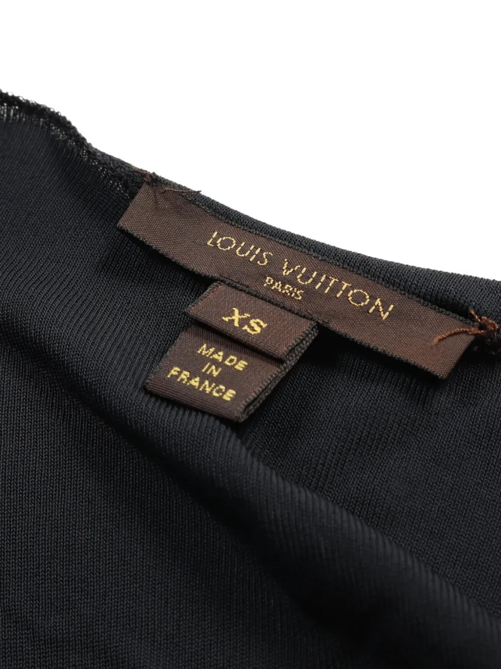 Louis Vuitton Pre-Owned 2000 drawstring dress - Zwart