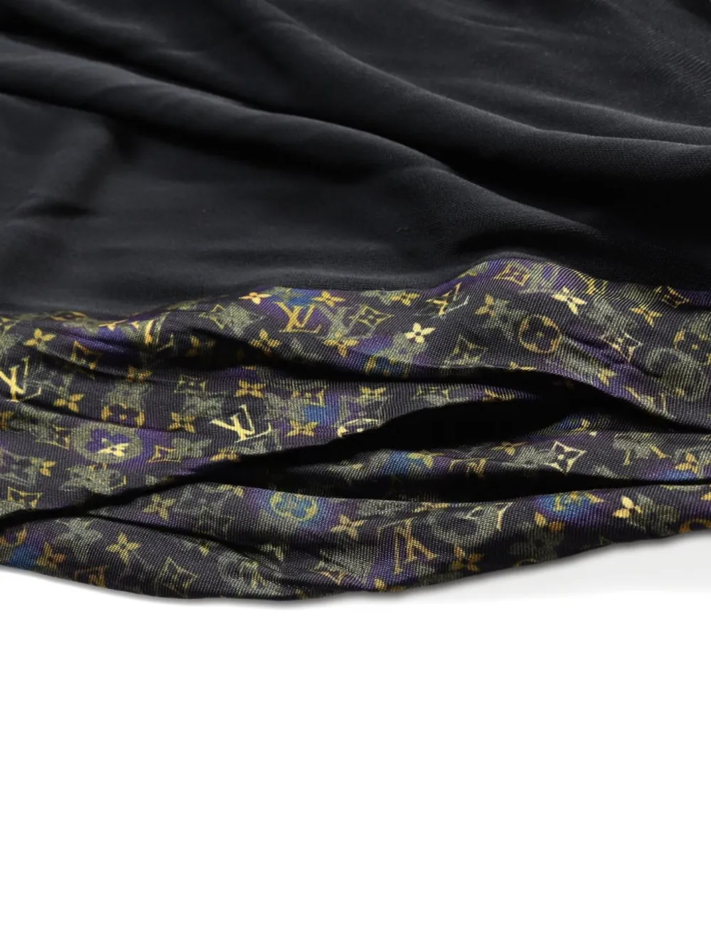 Pre-owned Louis Vuitton 2000 Drawstring Dress In Black