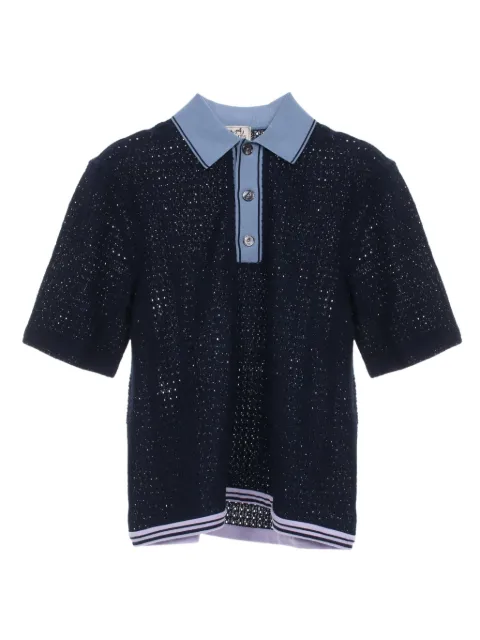 Hermès Pre-Owned 2020s knitted polo shirt