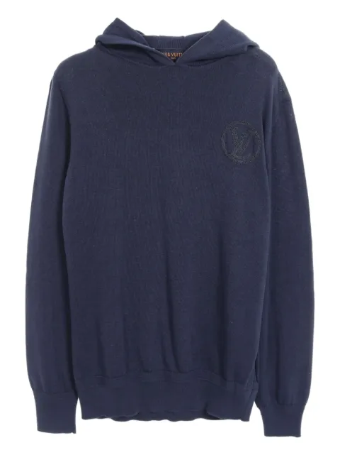Louis Vuitton Pre-Owned hoodie tejida 2000