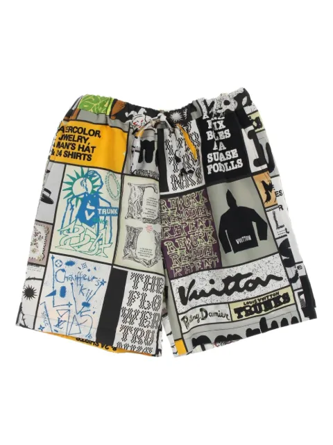 Louis Vuitton Pre-Owned 2020s printed drawstring shorts