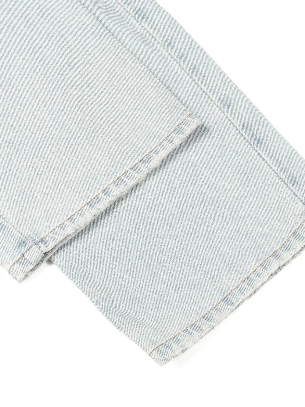 Pre-owned Miu Miu 2000s Cotton Jeans In Blue