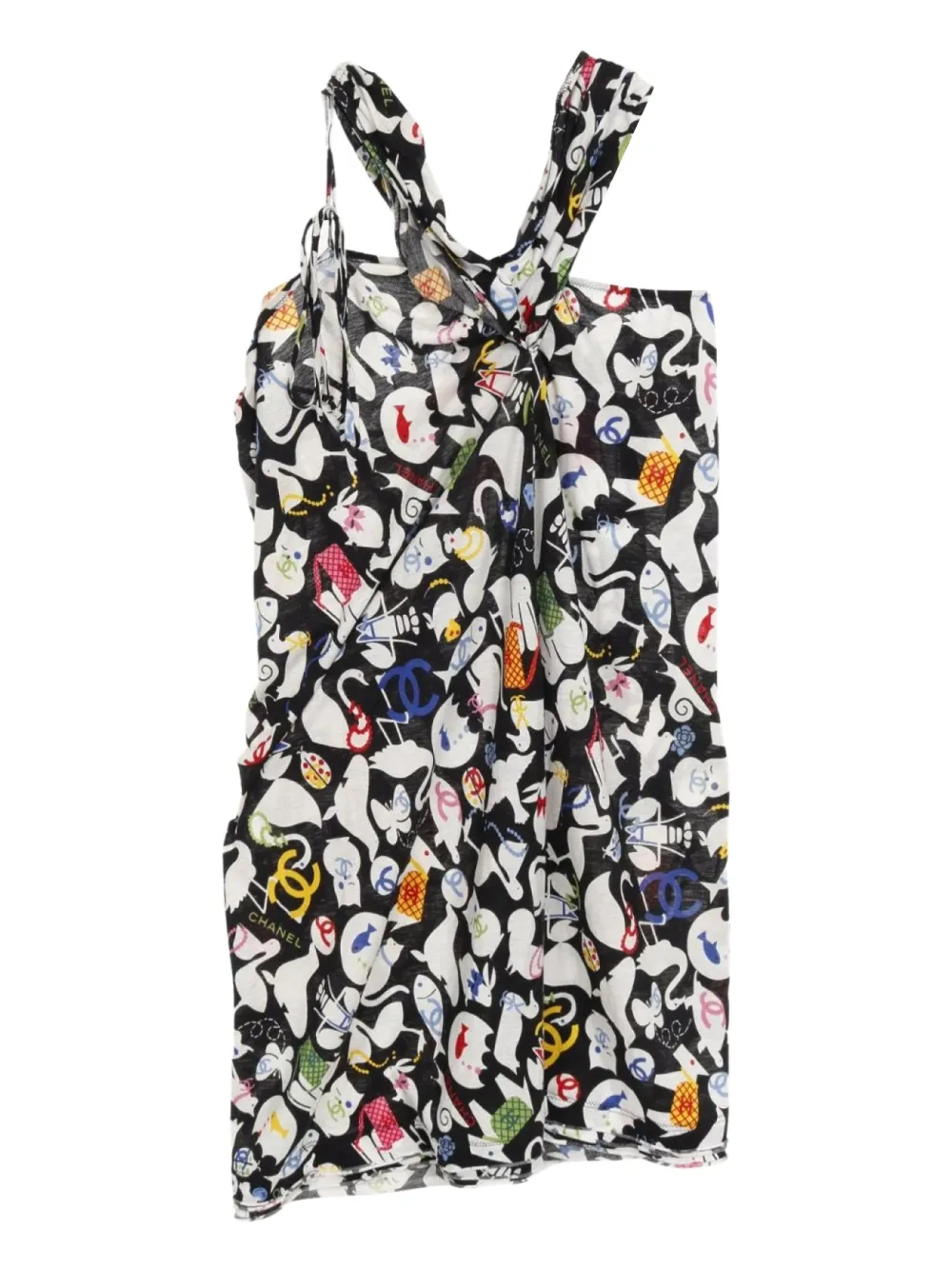 1986-1988 Camellia-pattern dress