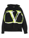 Valentino Pre-Owned 2000s VLogo hooded jacket - Black