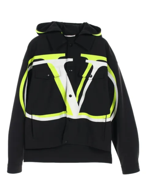 Valentino Pre-Owned 2000s VLogo hooded jacket