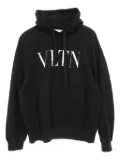 Valentino Pre-Owned 2010s logo-doublet hoodie - Black