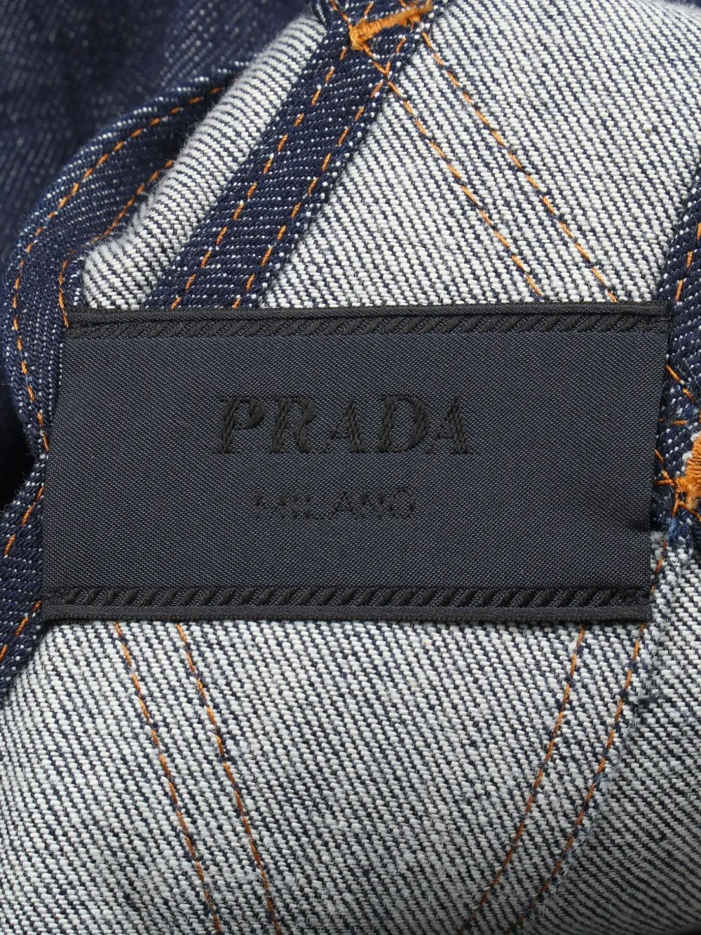 Prada Pre-Owned 20s Selvedge Denim Overalls | Blue | FARFETCH