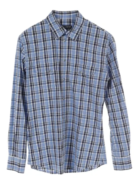 Dolce & Gabbana Pre-Owned 2020s checked cotton shirt