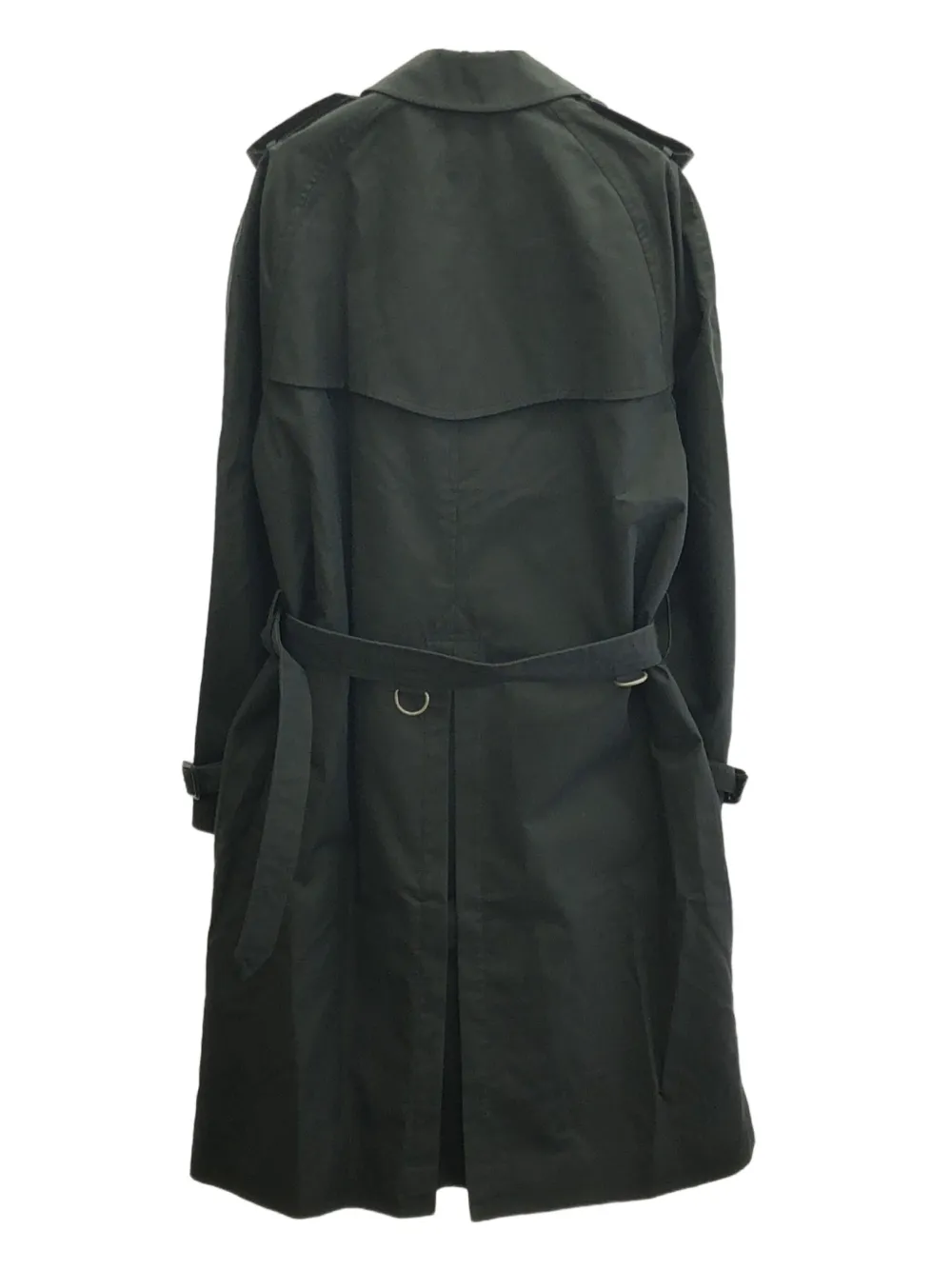 Gucci Pre-Owned Trenchcoat met dubbele rij knopen - Zwart