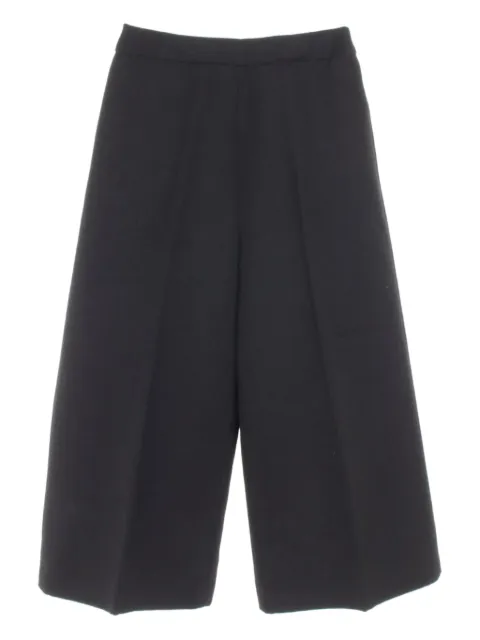 Valentino Pre-Owned 2010s wool wide-leg trousers