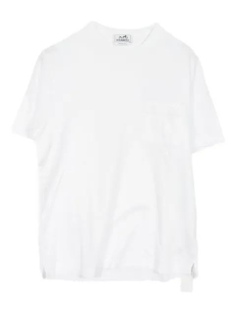 Hermès Pre-Owned 2020 H-embroidered T-shirt