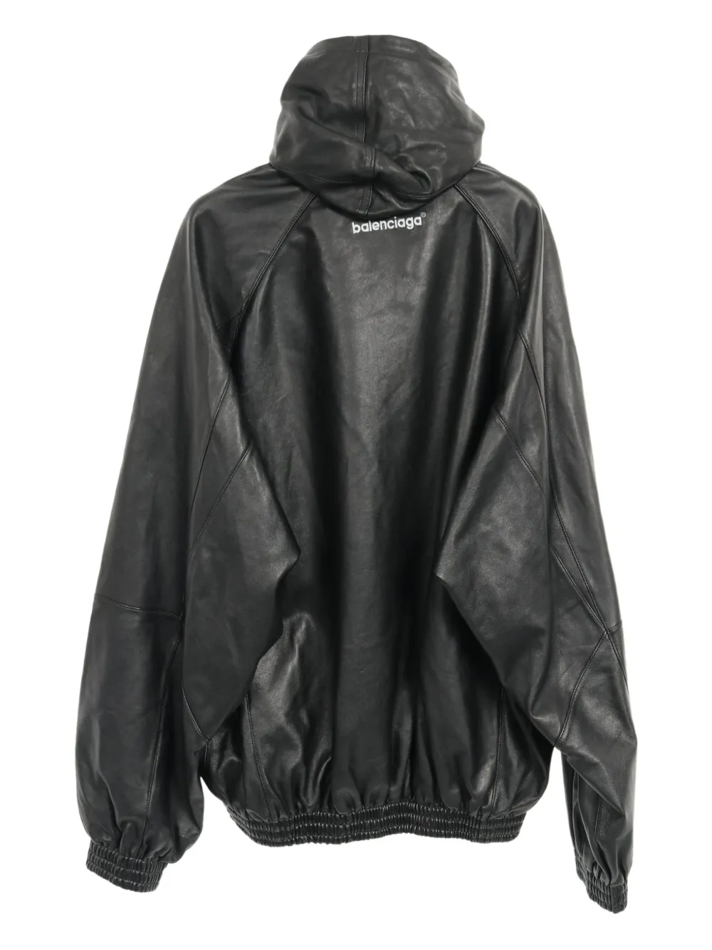 Balenciaga Pre-Owned 2000s 3B Icon leather track jacket | Image 2