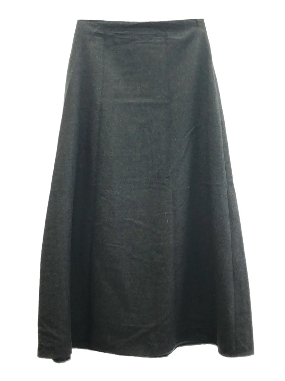 Pre-owned The Row 2000s Wool Long Skirt In Gray