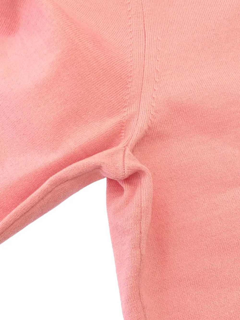 Pre-owned Louis Vuitton 2010s Ribbed-collar Wool Sweater In Pink