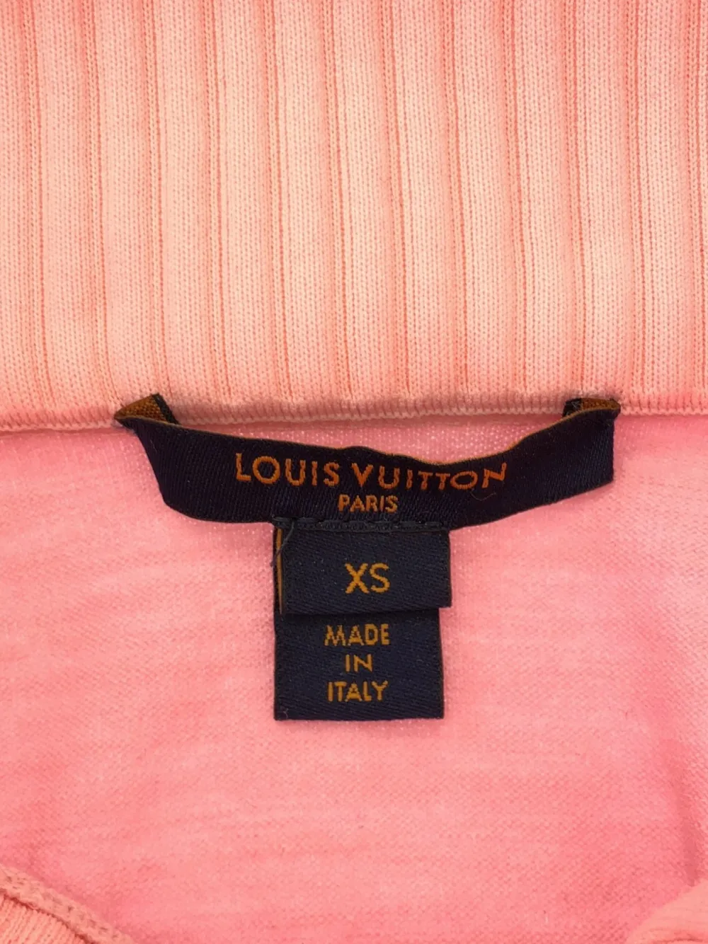 Pre-owned Louis Vuitton 2010s Ribbed-collar Wool Sweater In Pink