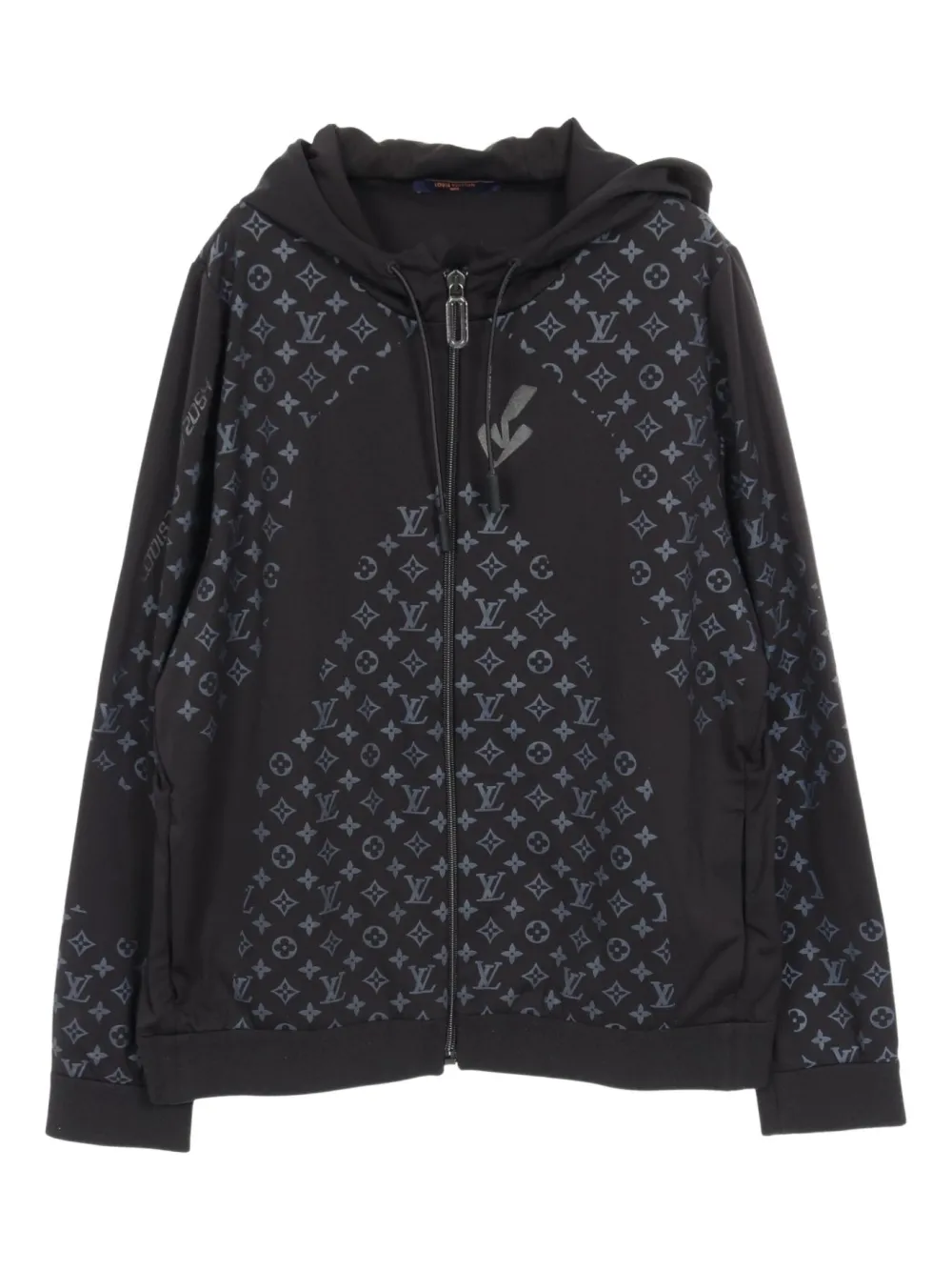 2010s Monogram zip-up hoodie