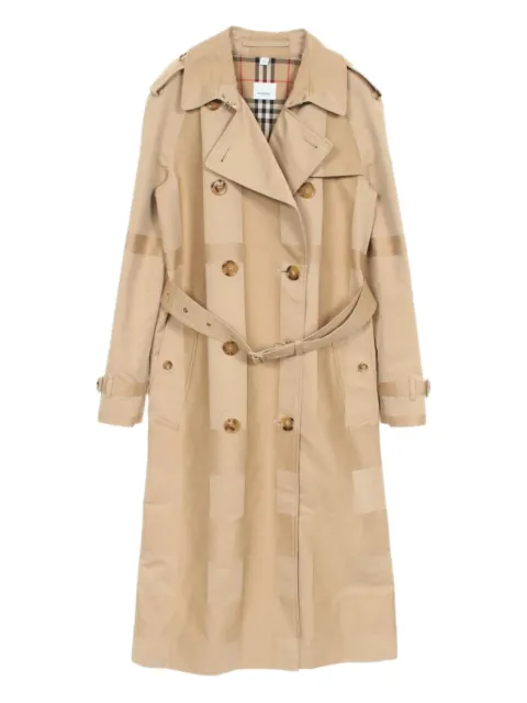 Burberry Pre-Owned 2000s チェック トレンチコート