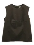 Hermès Pre-Owned 2000s sleeveless cotton top - Brown
