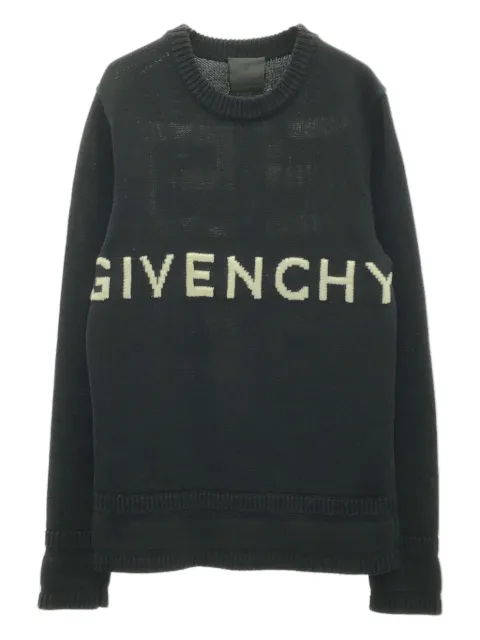 Givenchy Pre-Owned 2000s knit logo sweater