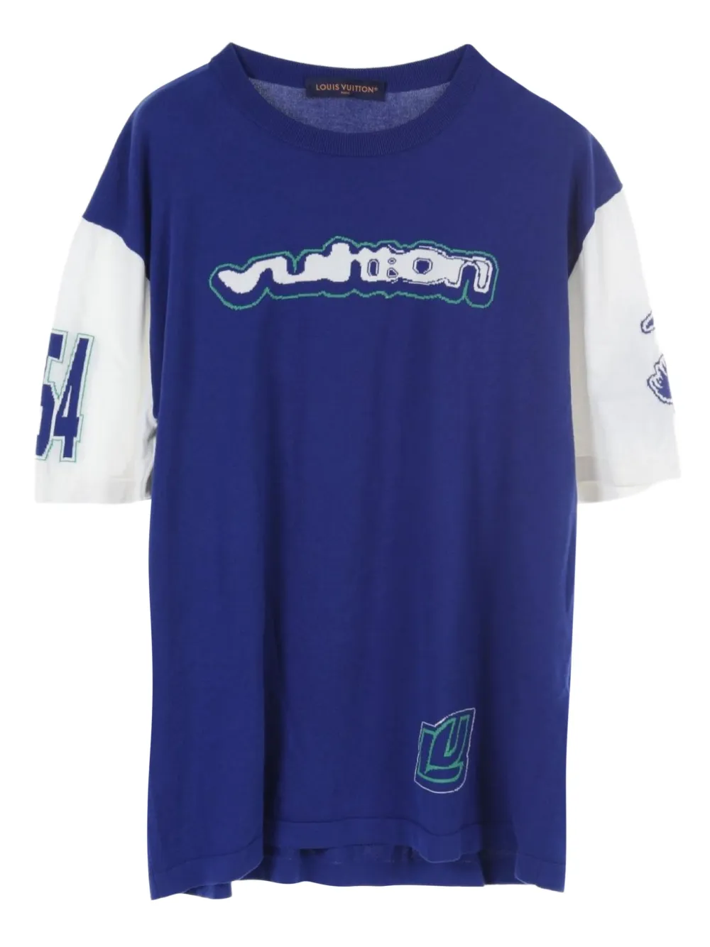 2010s Intarsia crew-neck T-shirt