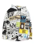 Louis Vuitton Pre-Owned 2010 printed hoodie - White