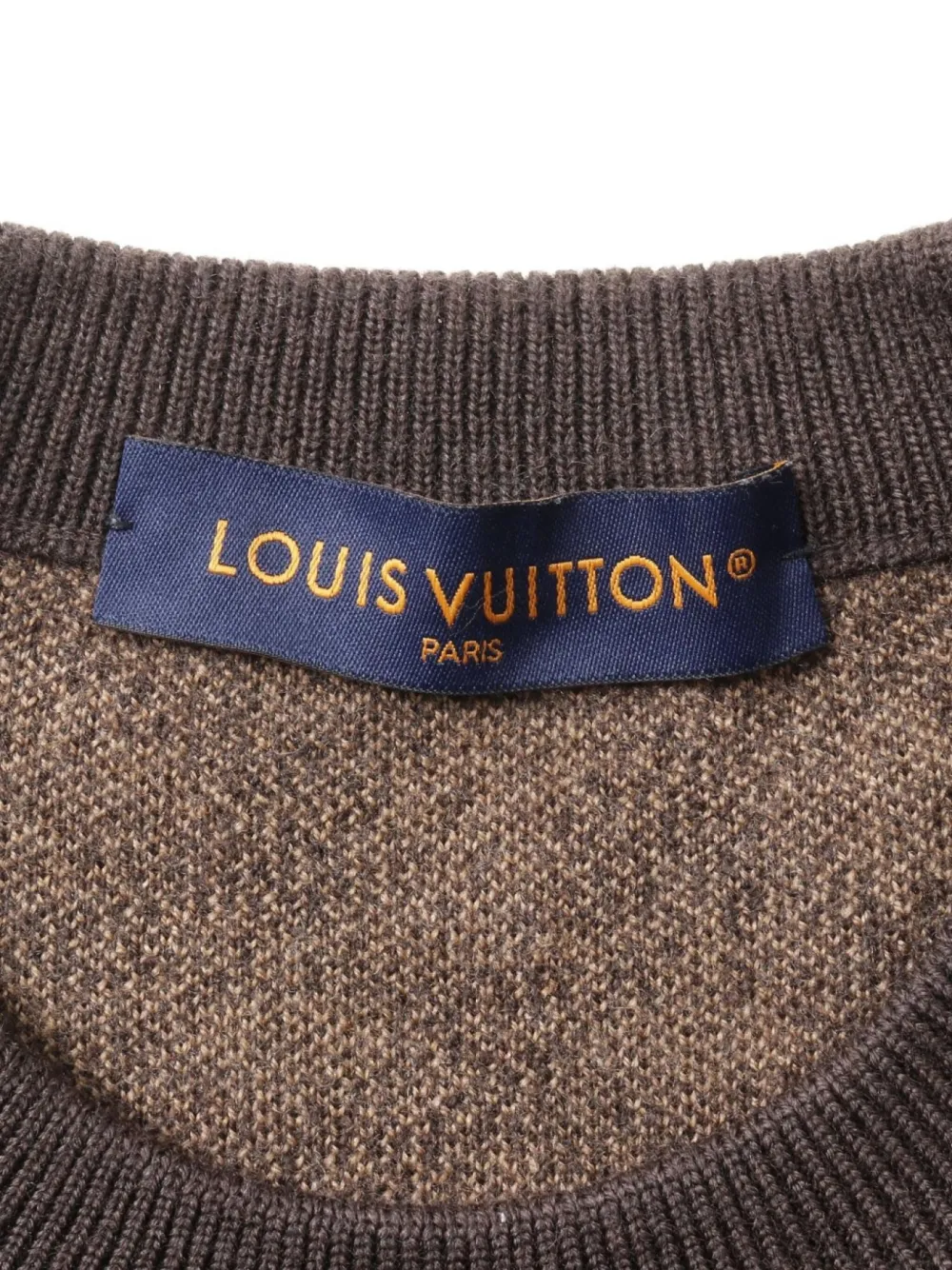 Pre-owned Louis Vuitton 2010 Monogram Wool Jumper In Brown