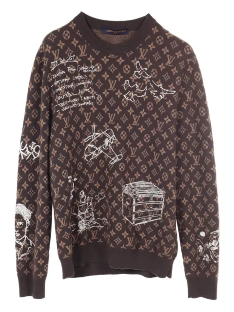 Louis Vuitton Pre-Owned 2010 Pullover mit Monogramm