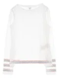 Hermès Pre-Owned cartouche chevron t-shirt - White