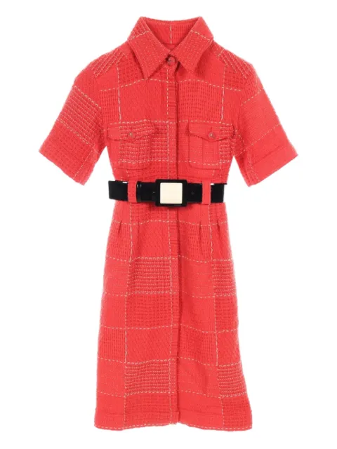 CHANEL Pre-Owned 1986-1988 tweed dress