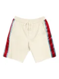 Gucci Pre-Owned 2010s side-stripe cotton shorts - Neutrals