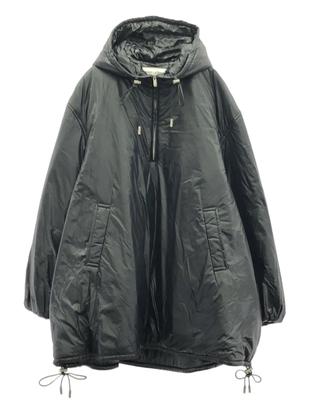 Pre-owned Saint Laurent 2020s Hooded Blouson Jacket In Black