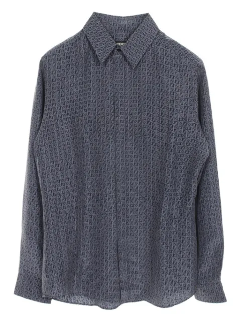 Fendi Pre-Owned 2000s FF Karligraphy shirt