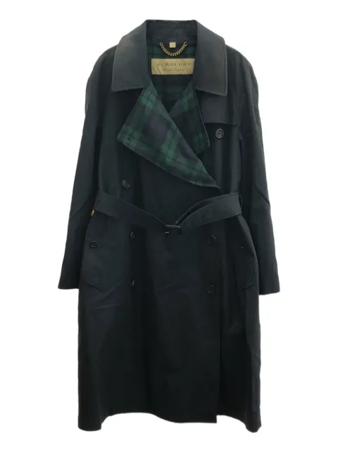 Burberry Pre-Owned plaid trench coat
