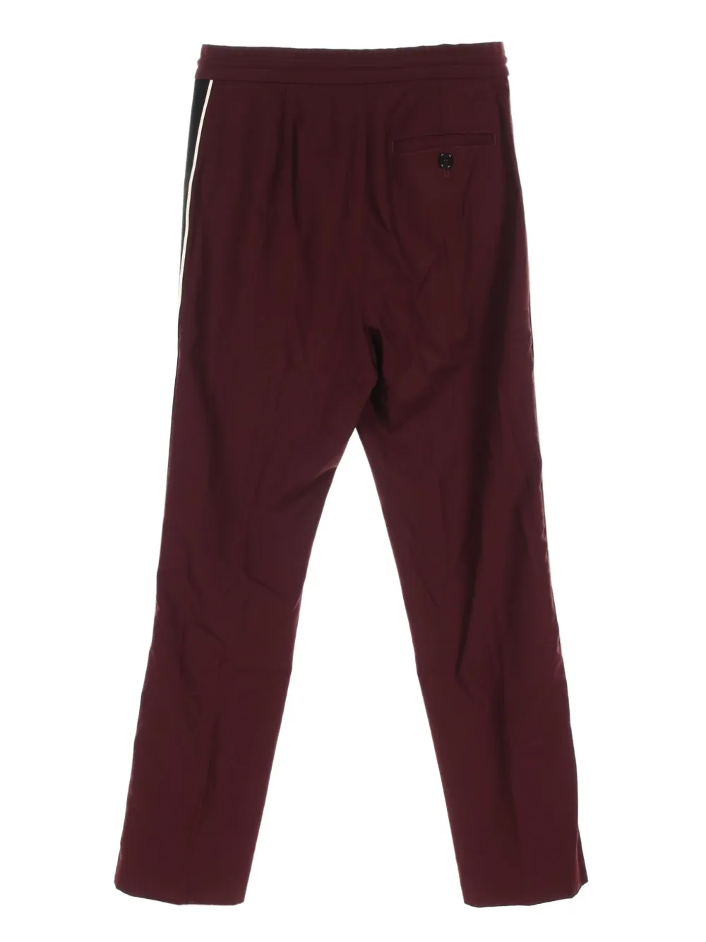 Loewe Pre-Owned 2010s drawstring-waist side-stripe trousers | Image 2