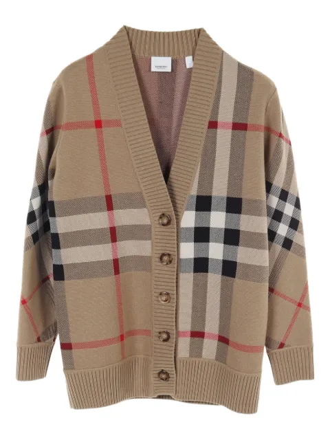 Burberry Pre-Owned 2010 karierter Cardigan