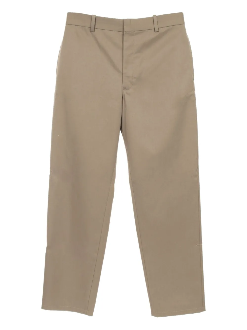 2020s logo-patch chino trousers